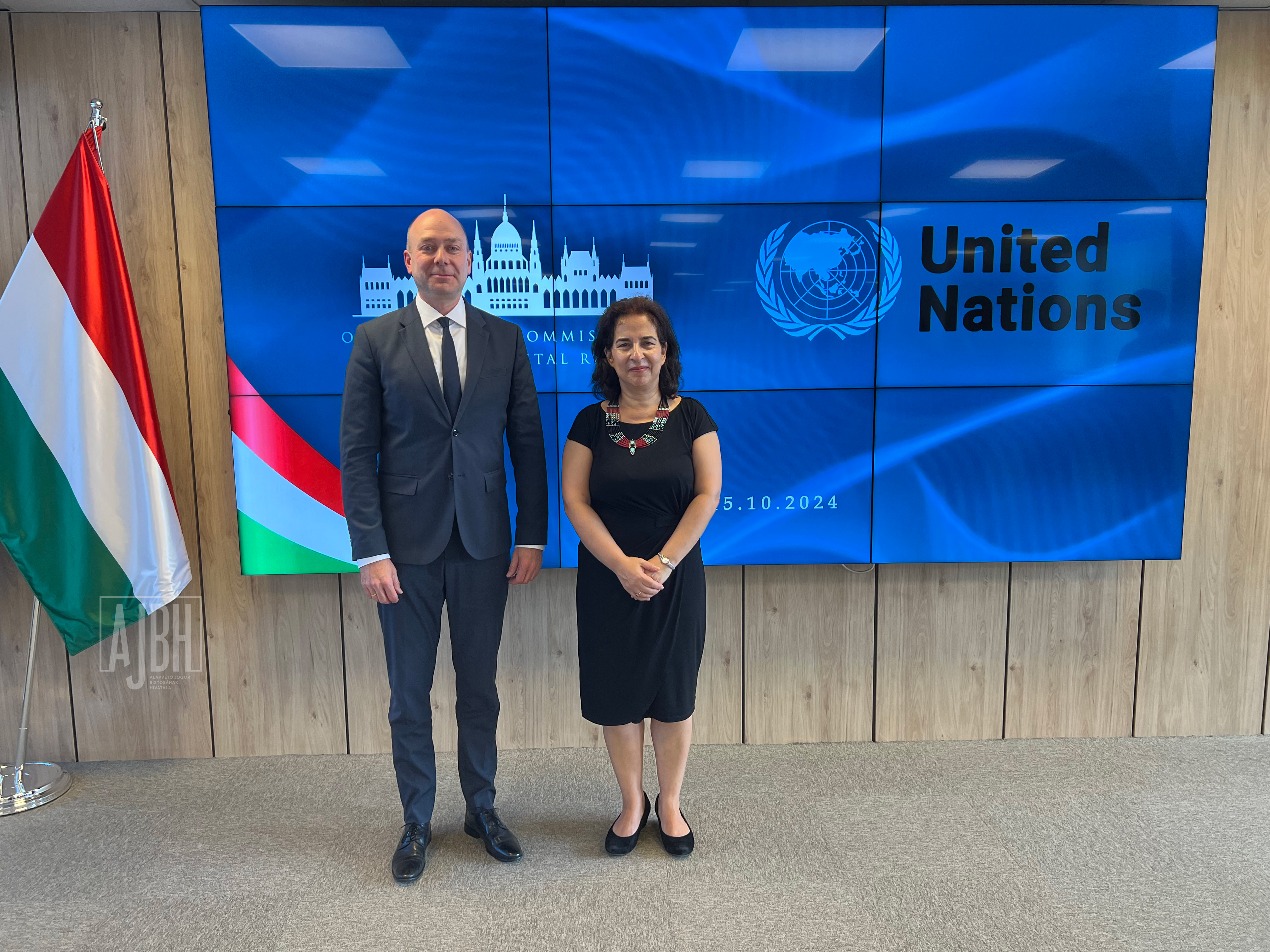 Az ENSZ vallás- és lelkiismereti szabadság kérdésével foglalkozó különleges jelentéstevőjét fogadta hivatalában az alapvető jogok biztosa