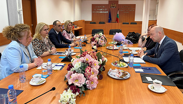 Bilaterális egyeztetés a Bolgár Köztársaság Diszkriminációellenes Bizottságának elnökével és az Állami Gyermekvédelmi Ügynökség vezetőivel