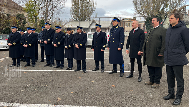 Ünnepélyes faültetésen tartott köszöntőbeszédet dr. Kozma Ákos